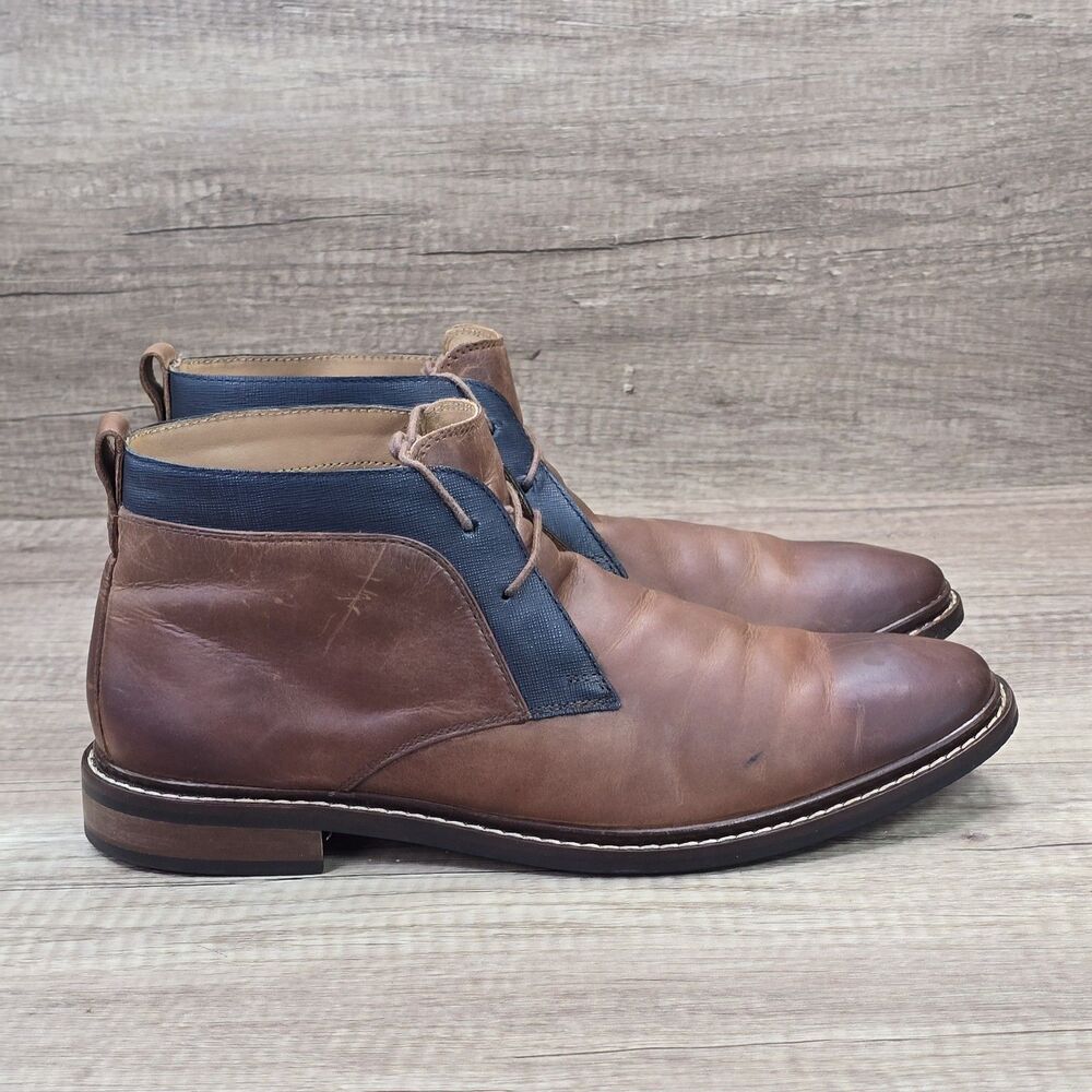 Cole Haan Graydon Men's Size 9M Brown Leather Chukka Boots (C24141)